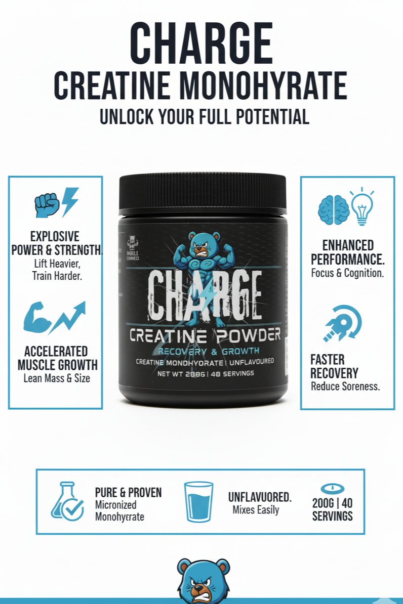 Creatine Monohydrate Powder 200g – Charge Up Your Performance!