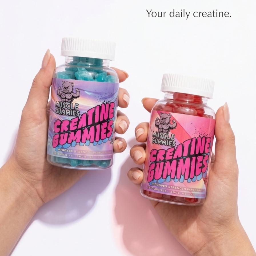 CREATINE GUMMIES BY MUSCLE GUMMIES